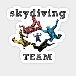 Skydiving team Sticker